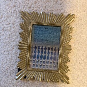 Gold Ornate Art Deco sunburst Picture Frame